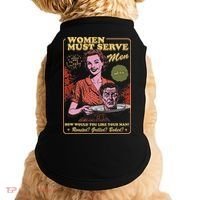 Women Must Serve Spooky Liberal Witch Feminist Halloween Doggie Tank thumb 0
