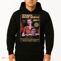 Women Must Serve Spooky Liberal Witch Feminist Halloween Hoodie thumb 2