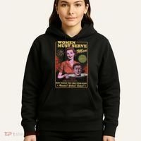 Women Must Serve Spooky Liberal Witch Feminist Halloween Hoodie thumb 5