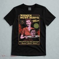 Women Must Serve Spooky Liberal Witch Feminist Halloween T-Shirt thumb 5