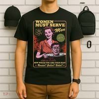 Women Must Serve Spooky Liberal Witch Feminist Halloween T-Shirt thumb 6