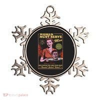 Women Must Serve Spooky Liberal Witch Feminist Halloween Ornament thumb 0