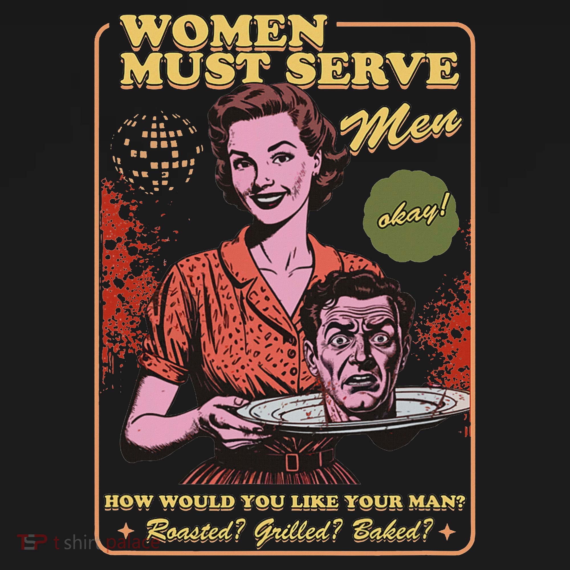 Women Must Serve Spooky Liberal Witch Feminist Halloween Kids Sweatshirt