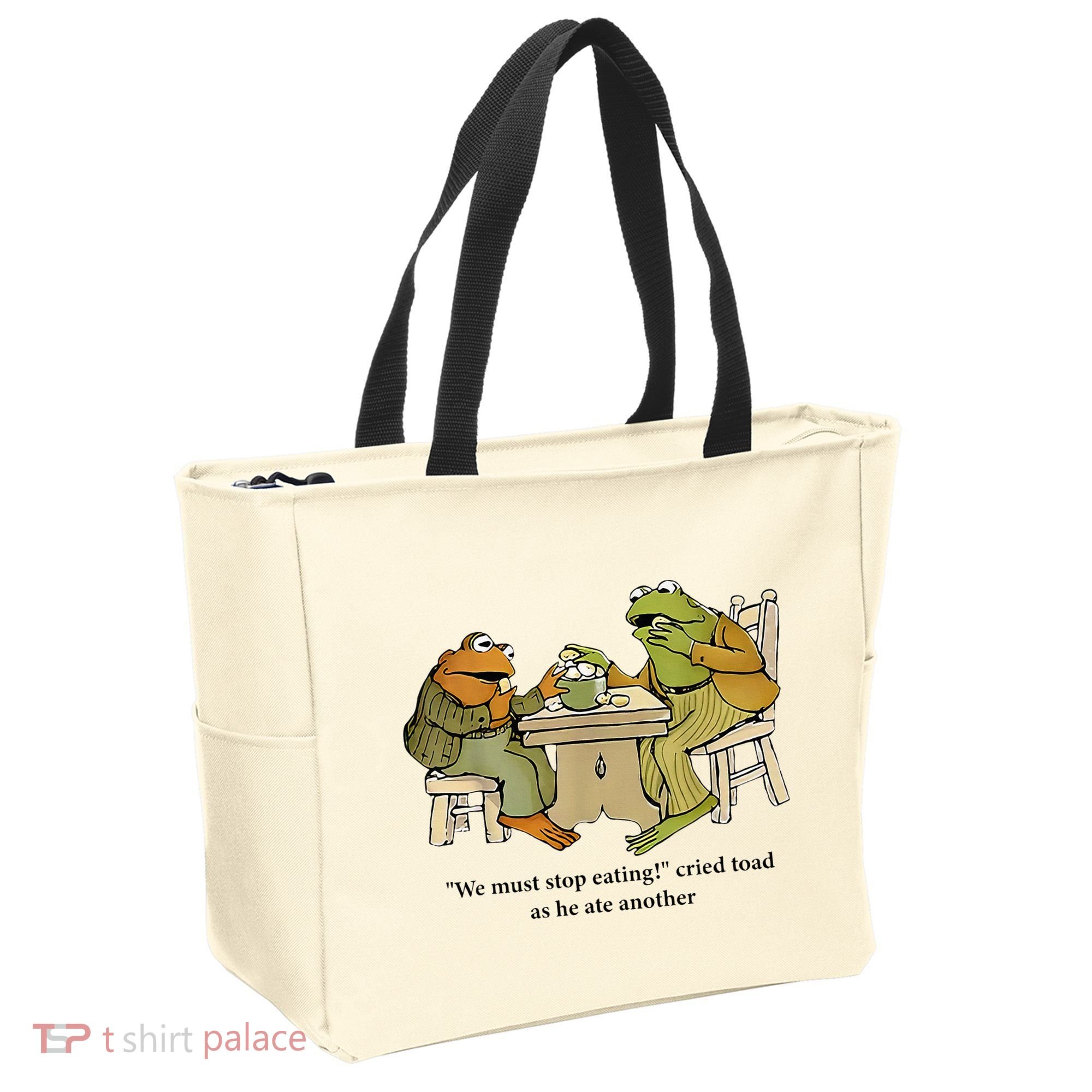 We Must Stop Eating Cried Toad As He Ate Another Frog Tote Bag