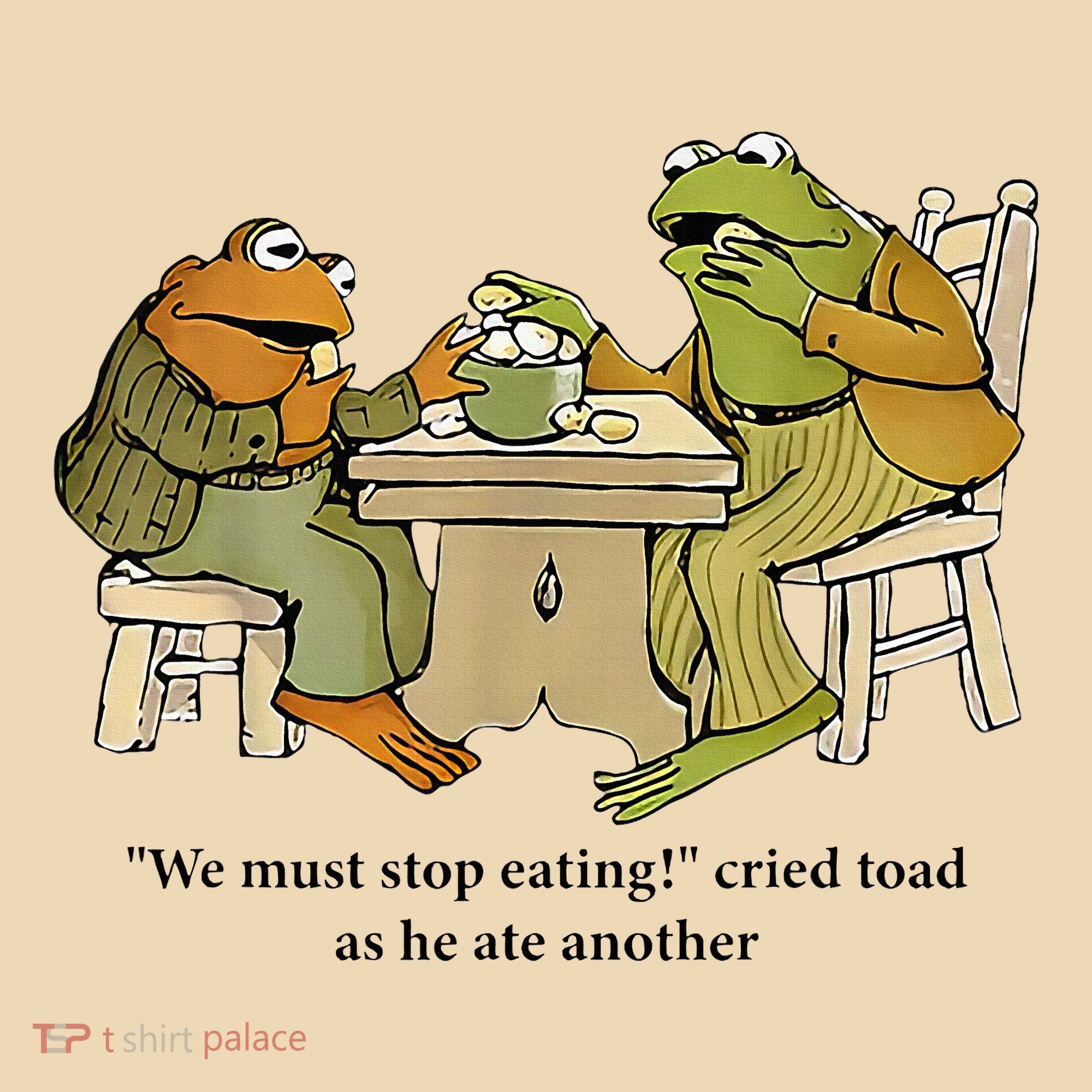 We Must Stop Eating Cried Toad As He Ate Another Frog Tote Bag