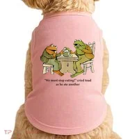 We Must Stop Eating Cried Toad As He Ate Another Frog Doggie Tank thumb 0