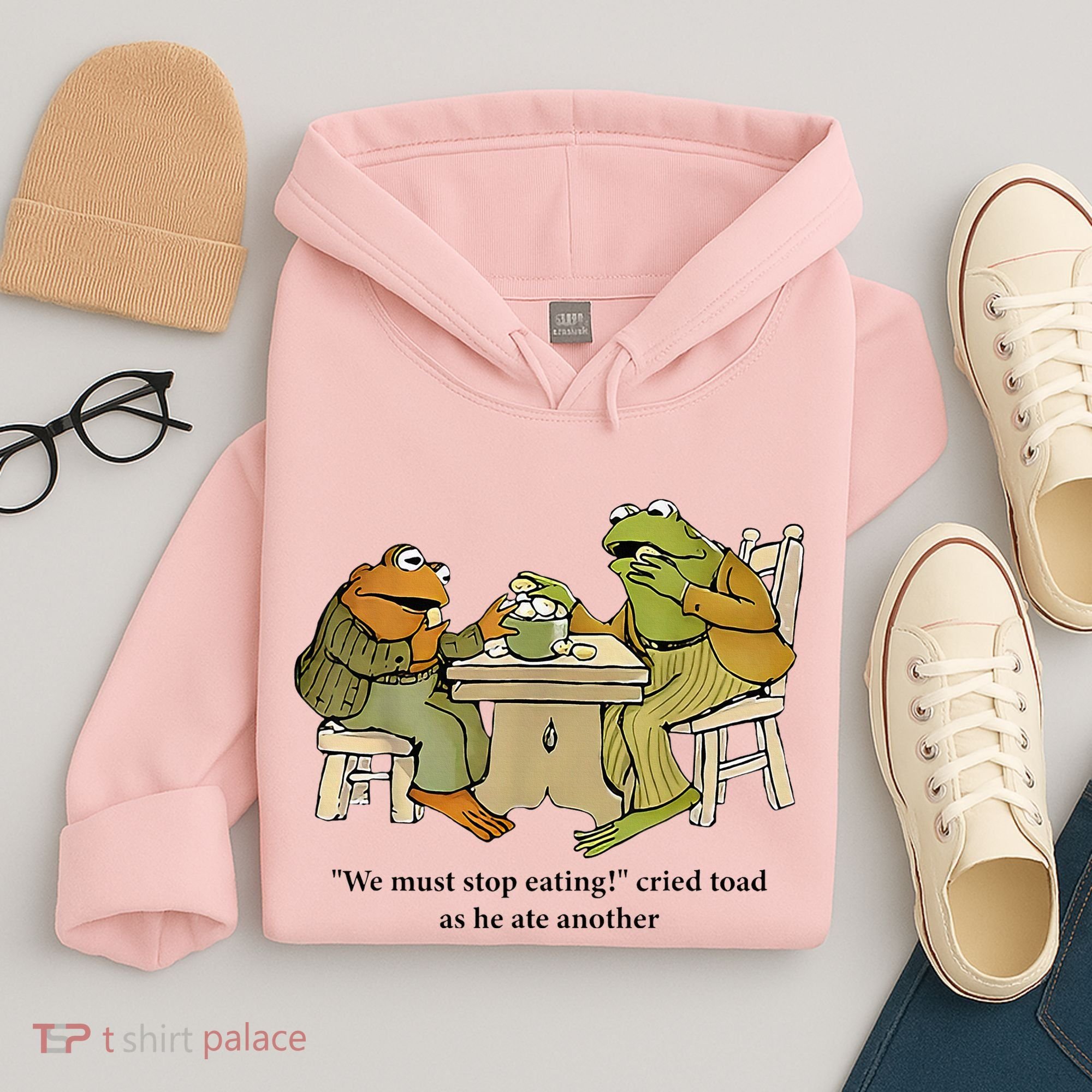 We Must Stop Eating Cried Toad As He Ate Another Frog Hoodie