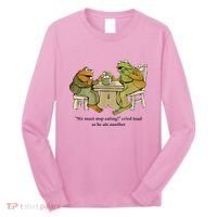 We Must Stop Eating Cried Toad As He Ate Another Frog Long Sleeve Shirt thumb 0
