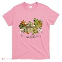 We Must Stop Eating Cried Toad As He Ate Another Frog T-Shirt thumb 0