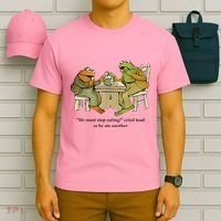 We Must Stop Eating Cried Toad As He Ate Another Frog T-Shirt thumb 6