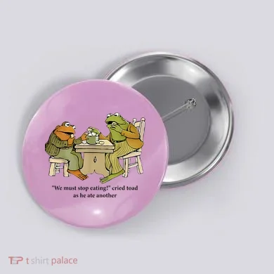 We Must Stop Eating Cried Toad As He Ate Another Frog Button