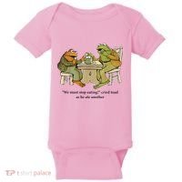 We Must Stop Eating Cried Toad As He Ate Another Frog Baby Bodysuit thumb 0