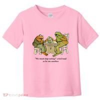 We Must Stop Eating Cried Toad As He Ate Another Frog Toddler T-Shirt thumb 0