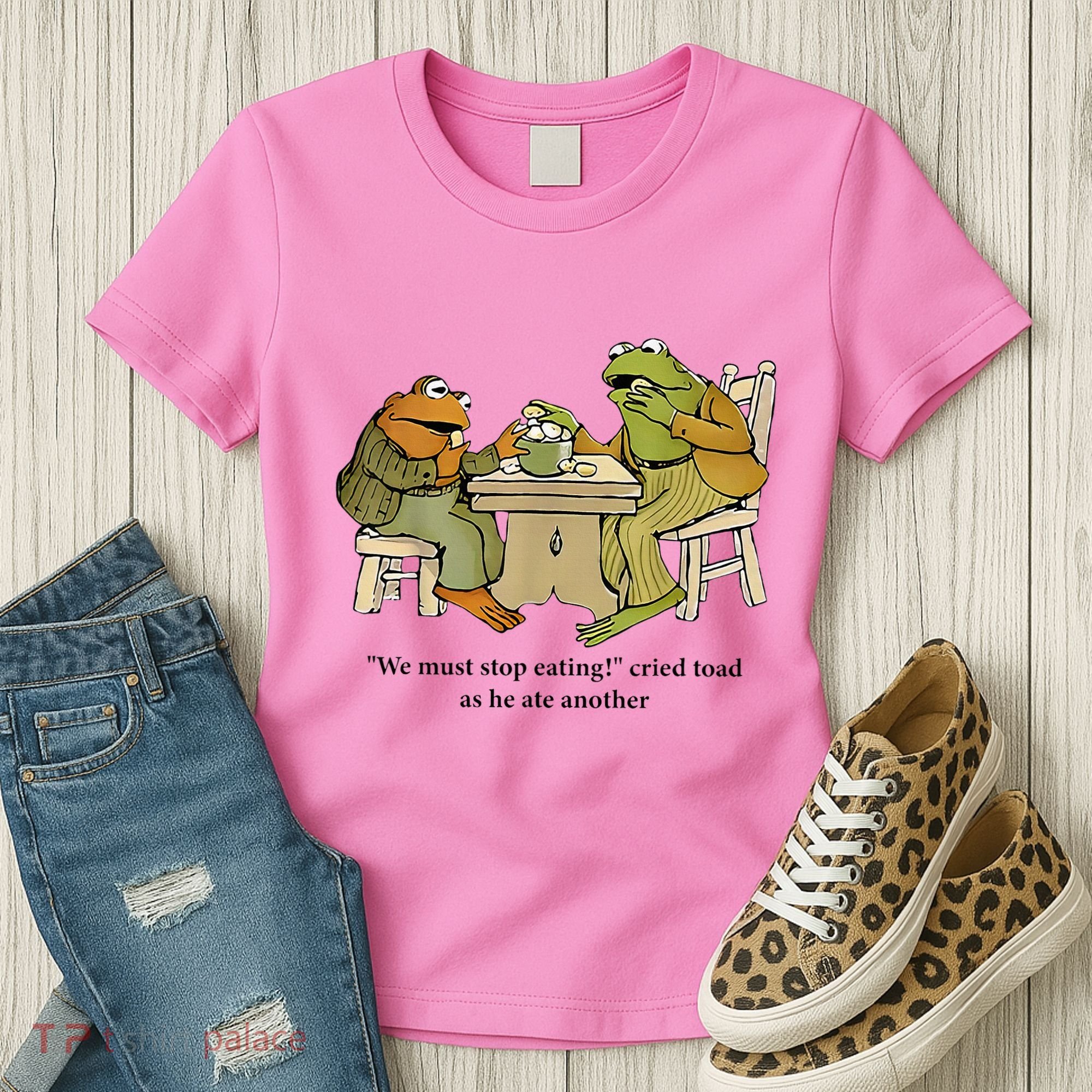 We Must Stop Eating Cried Toad As He Ate Another Frog Women's T-Shirt