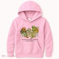 We Must Stop Eating Cried Toad As He Ate Another Frog Kids Hoodie thumb 0