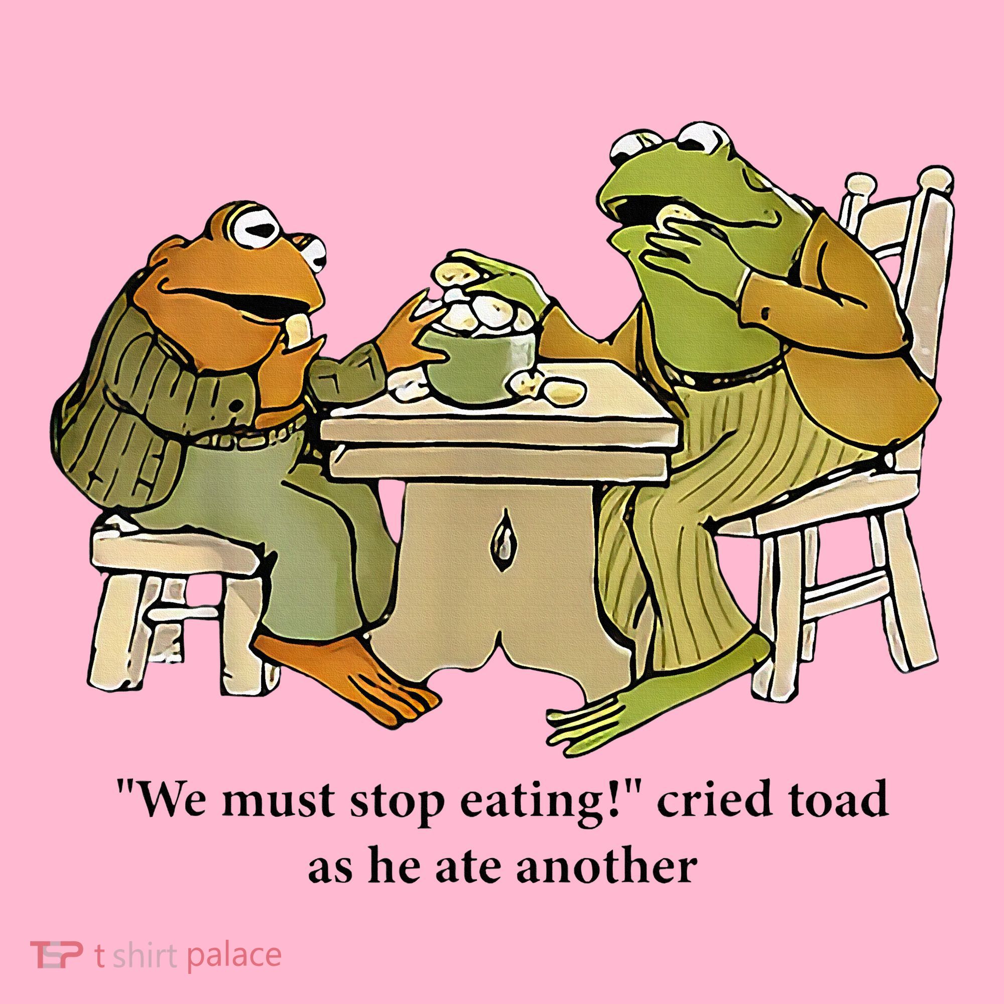 We Must Stop Eating Cried Toad As He Ate Another Frog Kids Hoodie
