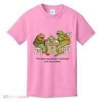 We Must Stop Eating Cried Toad As He Ate Another Frog Kids T-Shirt thumb 0