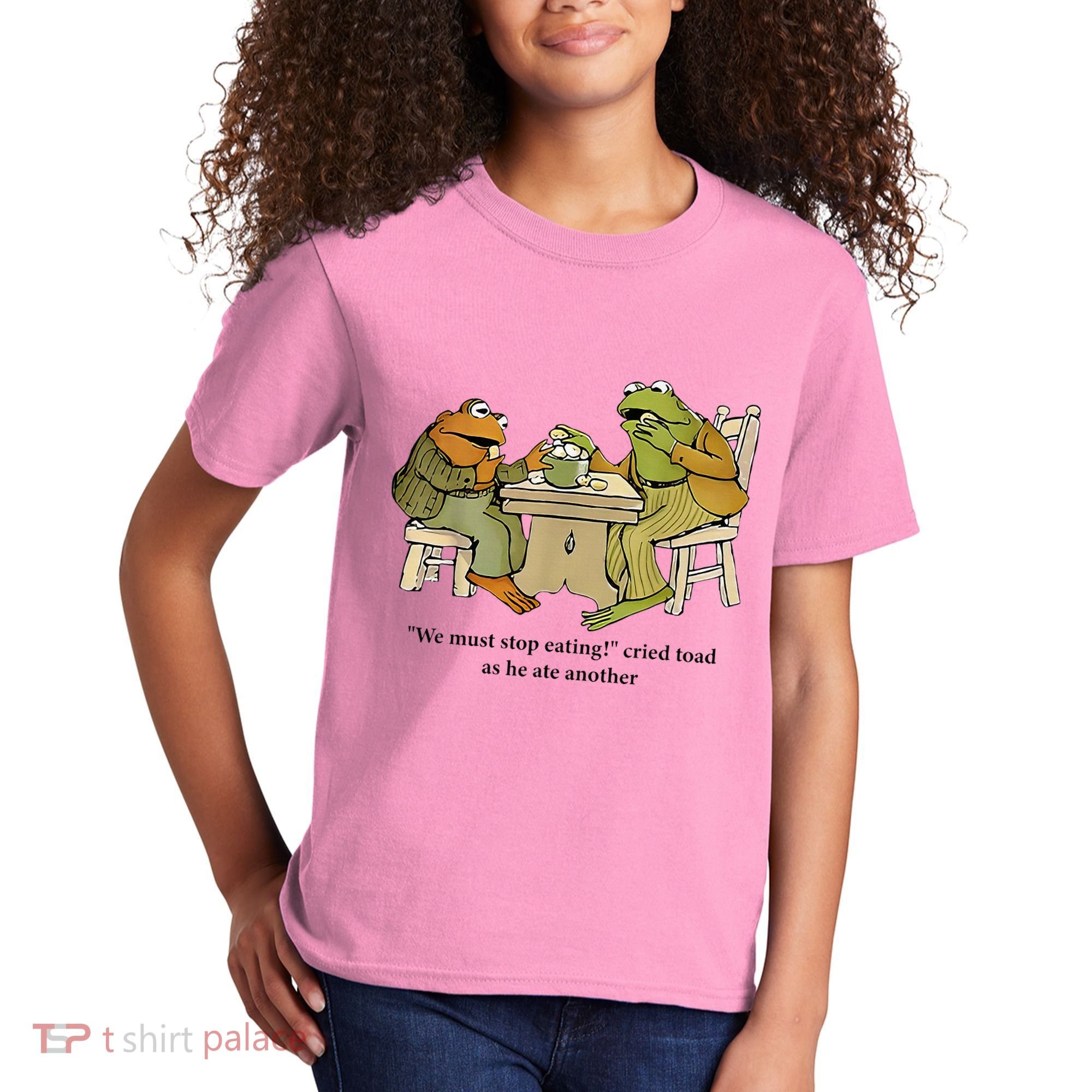 We Must Stop Eating Cried Toad As He Ate Another Frog Kids T-Shirt