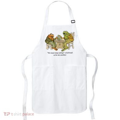 We Must Stop Eating Cried Toad As He Ate Another Frog Apron