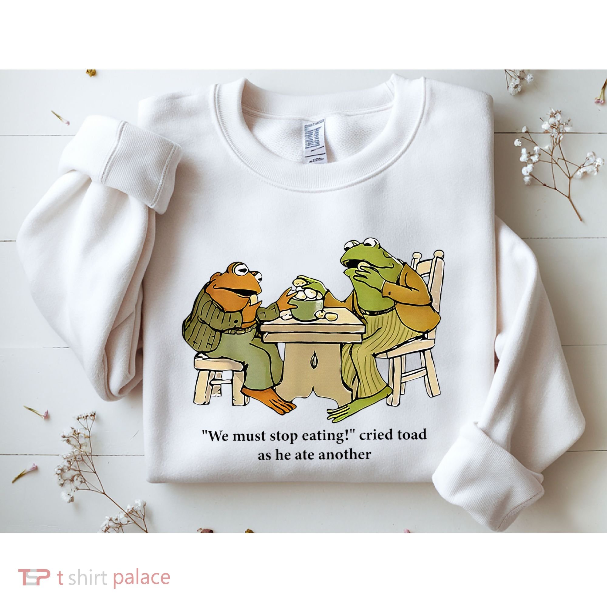 We Must Stop Eating Cried Toad As He Ate Another Frog Sweatshirt