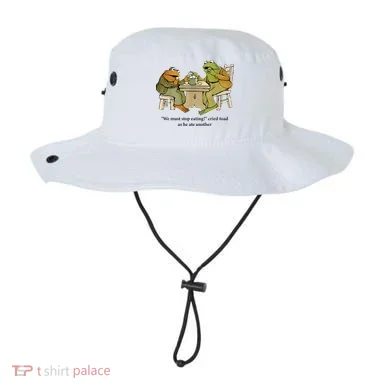 We Must Stop Eating Cried Toad As He Ate Another Frog Bucket Hat