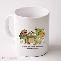 We Must Stop Eating Cried Toad As He Ate Another Frog Coffee Mug thumb 0