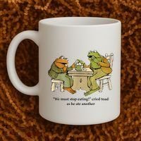 We Must Stop Eating Cried Toad As He Ate Another Frog Coffee Mug thumb 2