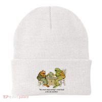 We Must Stop Eating Cried Toad As He Ate Another Frog Beanie thumb 0