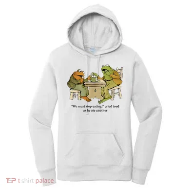 We Must Stop Eating Cried Toad As He Ate Another Frog Women's Hoodie