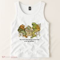 We Must Stop Eating Cried Toad As He Ate Another Frog Tank Top thumb 2