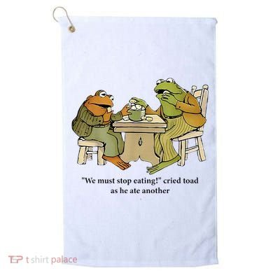 We Must Stop Eating Cried Toad As He Ate Another Frog Golf Towel