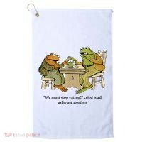 We Must Stop Eating Cried Toad As He Ate Another Frog Golf Towel thumb 0