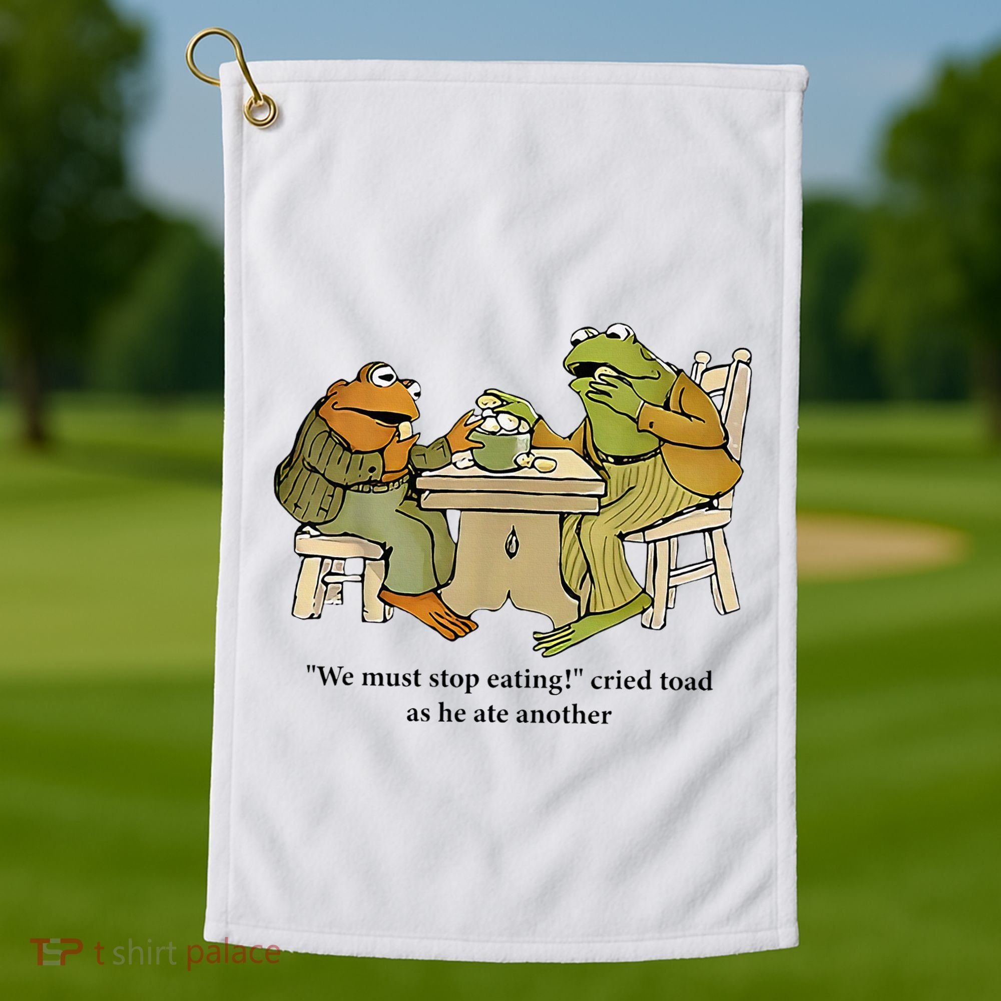 We Must Stop Eating Cried Toad As He Ate Another Frog Golf Towel