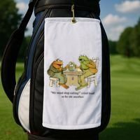 We Must Stop Eating Cried Toad As He Ate Another Frog Golf Towel thumb 2