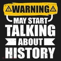 Warning May Start Talking About History Doggie Tank thumb 4