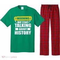 Warning May Start Talking About History Pajama Set thumb 0