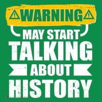 Warning May Start Talking About History Mousepad thumb 1