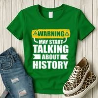 Warning May Start Talking About History Women's T-Shirt thumb 3