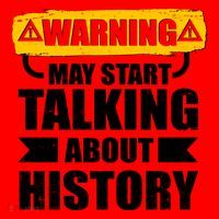 Warning May Start Talking About History Santa Hat thumb 1