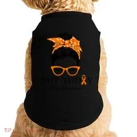 Wo Multiple Sclerosis Awareness Messy Bun Ms Warrior Cute Gift Doggie Tank thumb 0