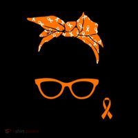 Wo Multiple Sclerosis Awareness Messy Bun Ms Warrior Cute Gift Backpack thumb 2