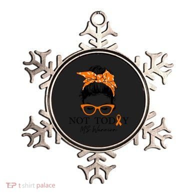 Wo Multiple Sclerosis Awareness Messy Bun Ms Warrior Cute Gift Ornament