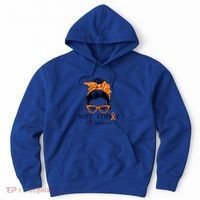 Wo Multiple Sclerosis Awareness Messy Bun Ms Warrior Cute Gift Hoodie thumb 0