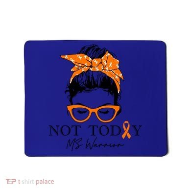 Wo Multiple Sclerosis Awareness Messy Bun Ms Warrior Cute Gift Mousepad