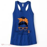 Wo Multiple Sclerosis Awareness Messy Bun Ms Warrior Cute Gift Women's Tank Top thumb 0