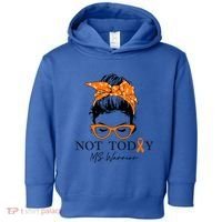 Wo Multiple Sclerosis Awareness Messy Bun Ms Warrior Cute Gift Toddler Hoodie thumb 0