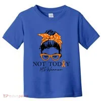 Wo Multiple Sclerosis Awareness Messy Bun Ms Warrior Cute Gift Toddler T-Shirt thumb 0