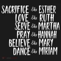 Womens Mens Sacrifice Like Esther Christian Bible Love Pray T-Shirt thumb 7