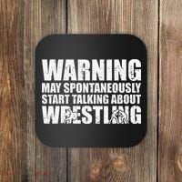  Wrestler May Spontaneously Start Talking About Wrestling  Coaster thumb 0