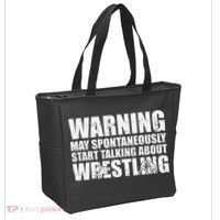  Wrestler May Spontaneously Start Talking About Wrestling  Tote Bag thumb 2